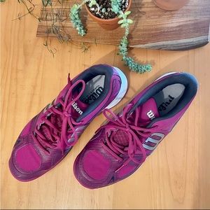 Wilson Women’s Rush Evo Pink/Dark Plumberry size 11